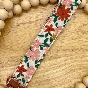 Floral Keychain Wristlet